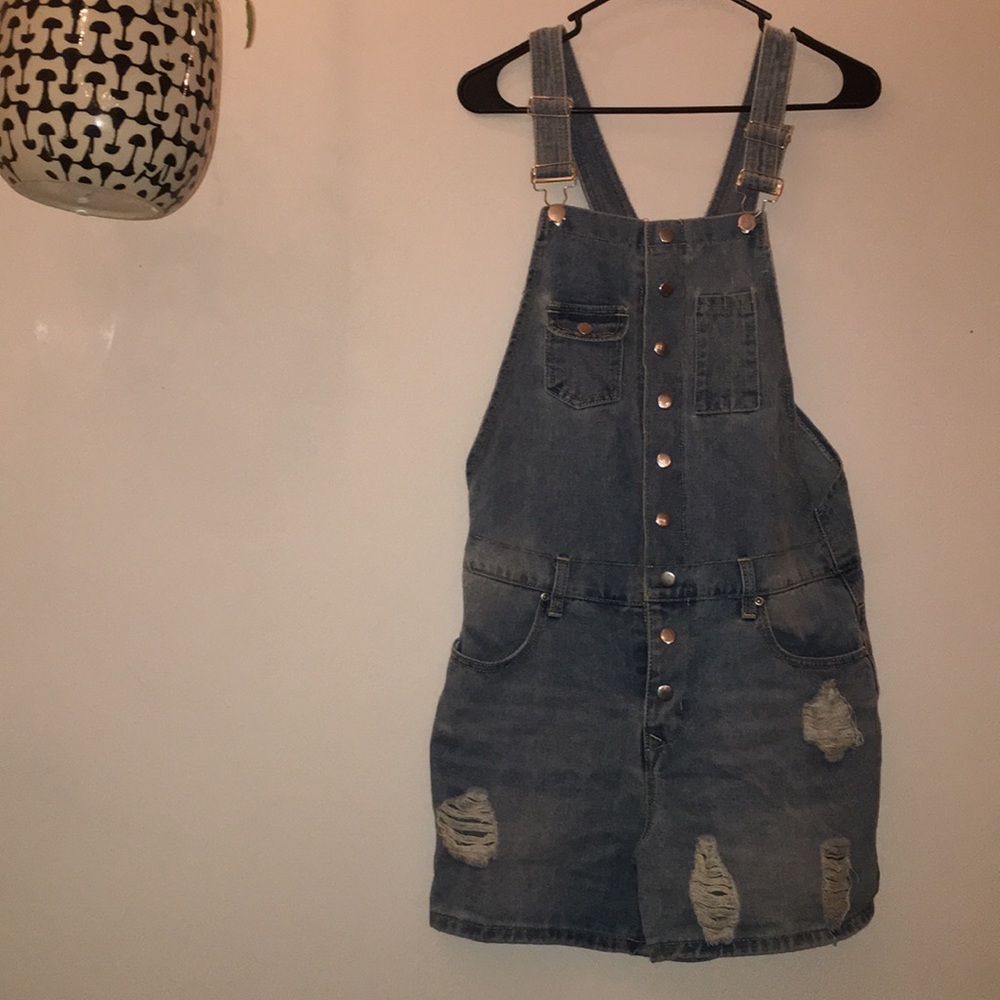 Overall Shorts